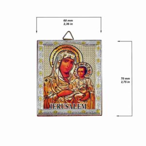 Stilvolle Ikonen aus Jerusalem, geweiht in der Grabeskirche. Mutter Jerusalems.
